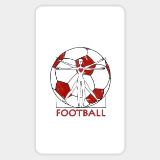 I Love Football Sticker